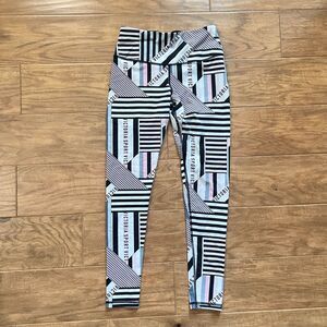 Victoria Sport Knockout by Victoria's Secret Tight Size S Geometric Stripe
